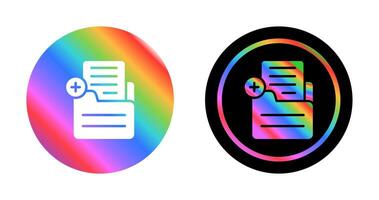 Document Add Vector Icon