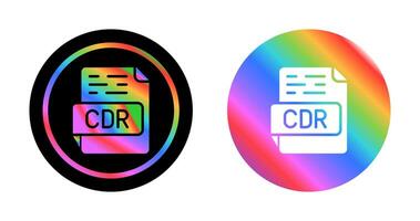 CDR Vector Icon