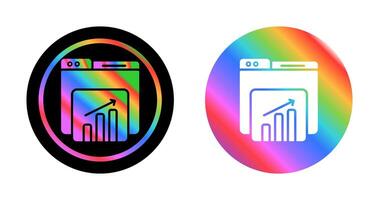 Website Statistics Vector Icon