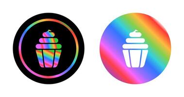 icono de vector de cupcake