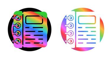 Spiral Notepad Vector Icon