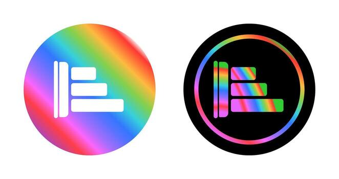 Left Align Vector Icon