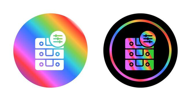 icono de vector de base de datos