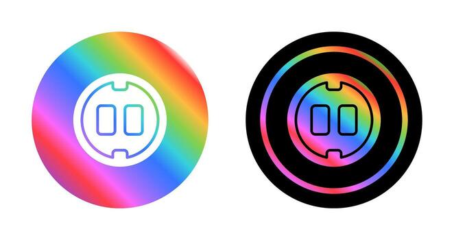 icono de vector de enchufe
