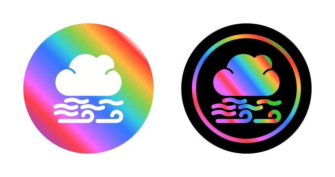 icono de vector de nube