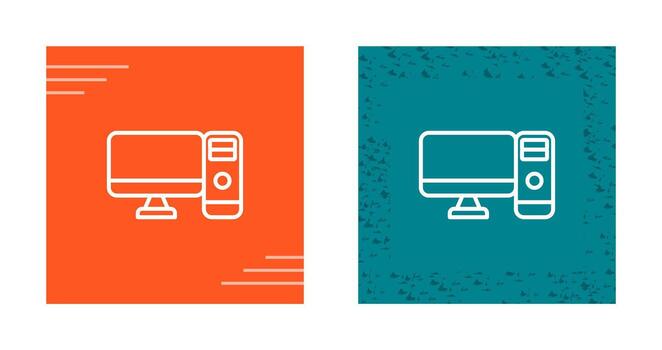 Computer Vector Icon
