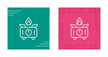 Portable stove Vector Icon