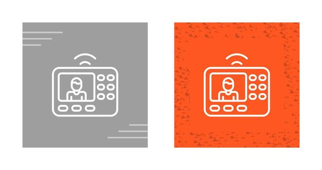 intercomunicador sistema vector icono