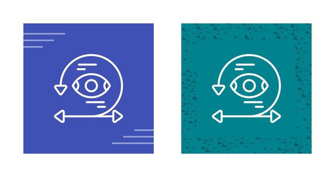 icono de vector de visualización