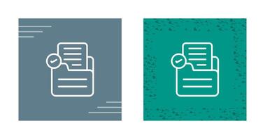 Document Check Vector Icon