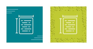 Document Size Vector Icon