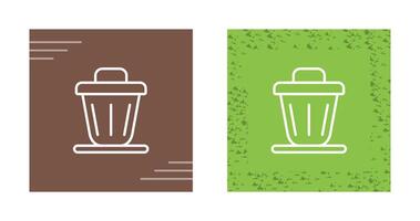 Trash bin Vector Icon