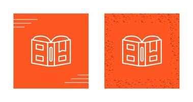 Open book with bookmark Vector Icon