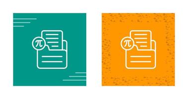 Document Insert Formula Vector Icon