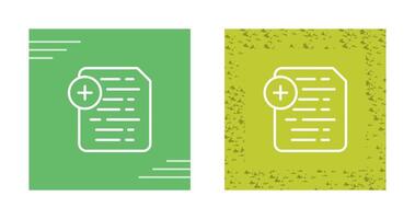 Document Insert Icon Vector Icon
