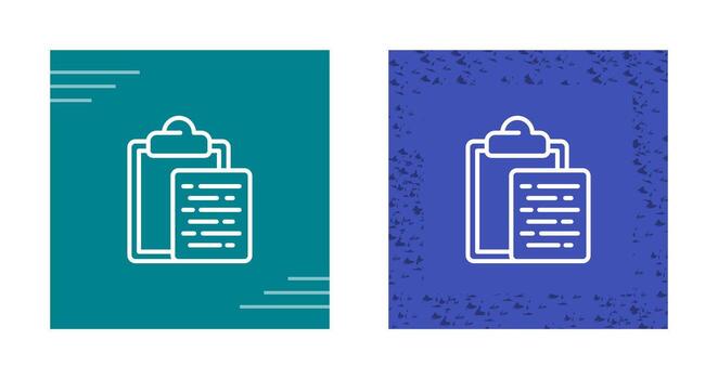 Document Paste Vector Icon