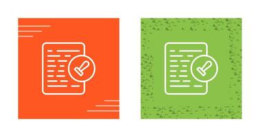Document Permissions Vector Icon