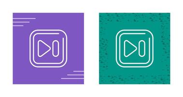 Next Track Square Vector Icon