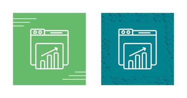 Website Statistics Vector Icon