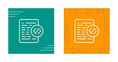 Document Metadata Vector Icon