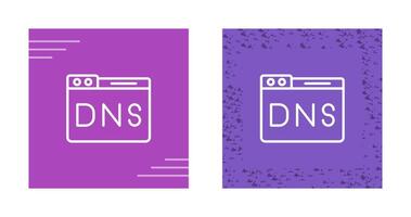 Domain DNS Management Vector Icon