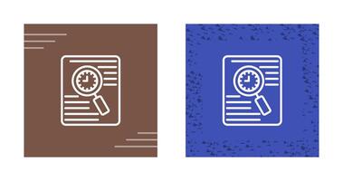 Document Tracking Vector Icon