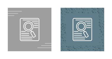 Document Search Vector Icon