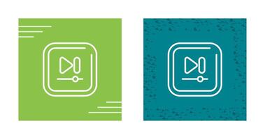 Video Next Track Square Vector icon