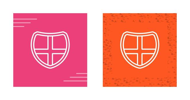 icono de vector de escudo