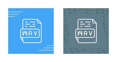 wav vector icono