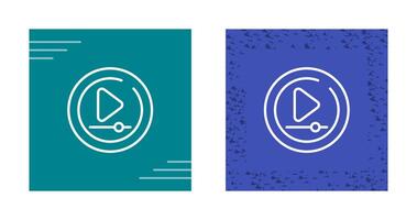 Video Play Circle Vector Icon