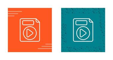 Video File Vector Icon