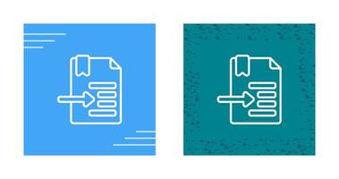 Indent Vector Icon