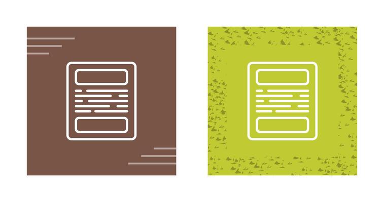 Document Vector Icon
