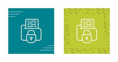 Secure Folder Vector Icon