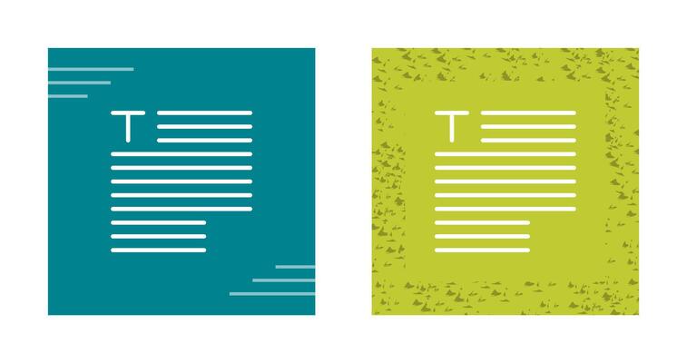 Typography Vector Icon