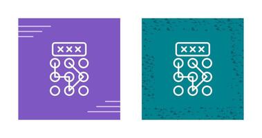 Pattern Lock Vector Icon