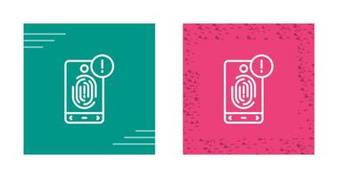 Biometric Identification Vector Icon