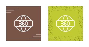 360 Degrees Vector Icon