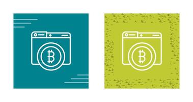 Bitcoin Vector Icon