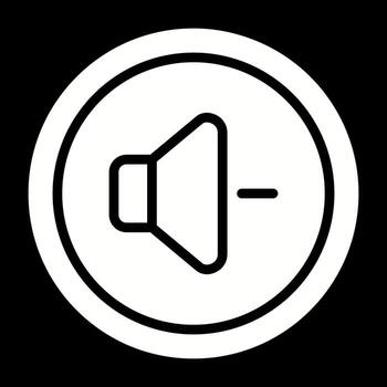 Volume Down Button Vector Icon