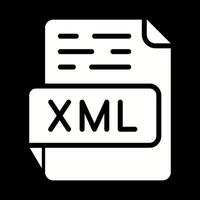 icono de vector xml