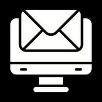 icono de vector de alojamiento de correo electrónico