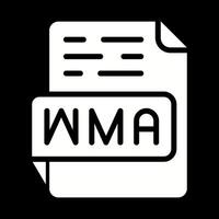 icono de vector de wma