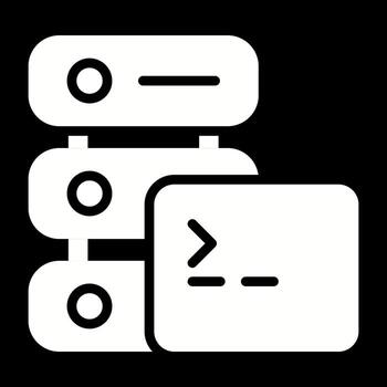 SSH Hosting Vector Icon