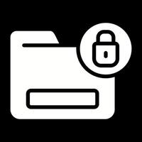 Document Encryption Vector Icon