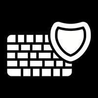 Firewall Protection Vector Icon