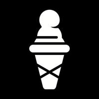 icono de vector de helado