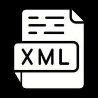 icono de vector xml