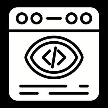 icono de vector de navegador